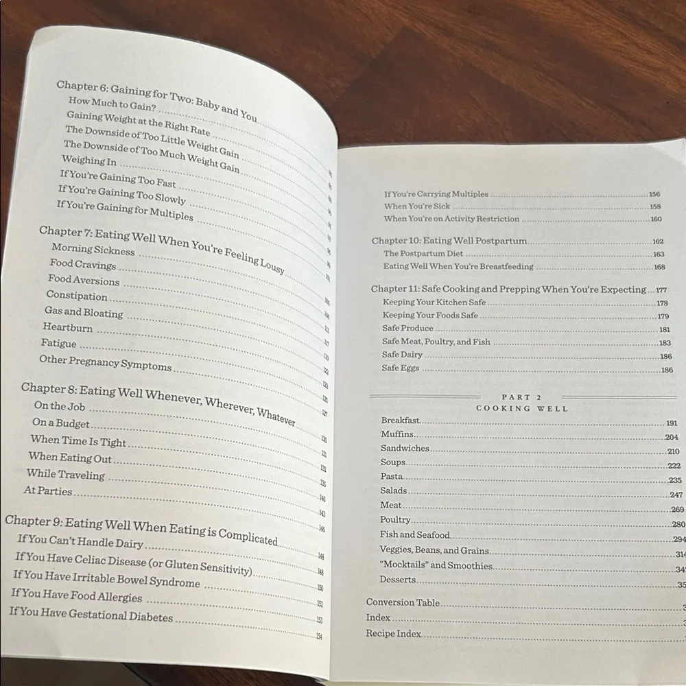 What to Expect Eating Well When You're Expecting Book
